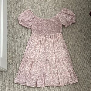 Altar'd State Pink Floral Casual Dress